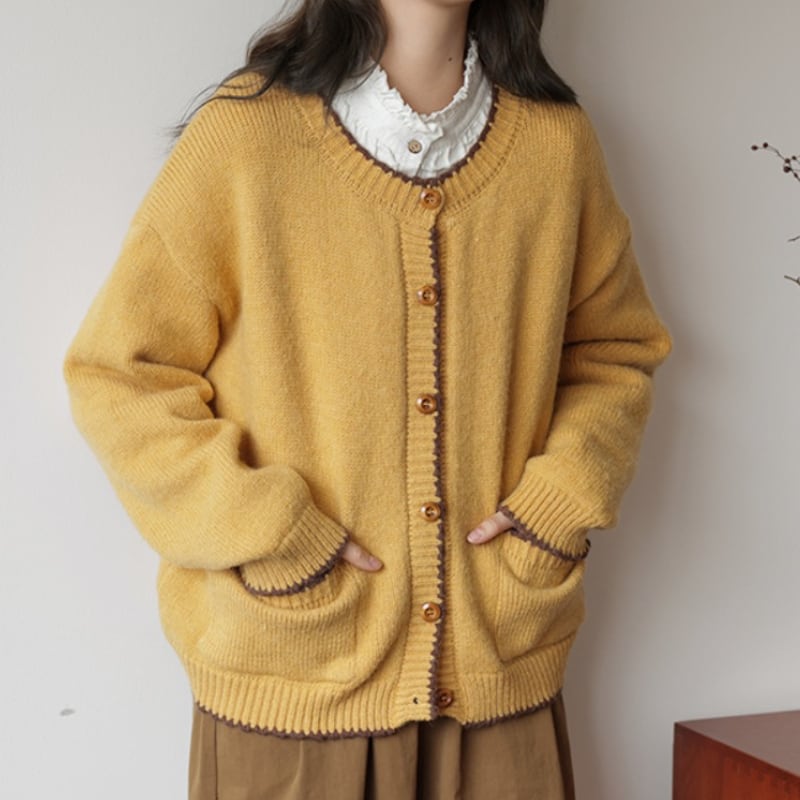 ニットカーディガン M1901