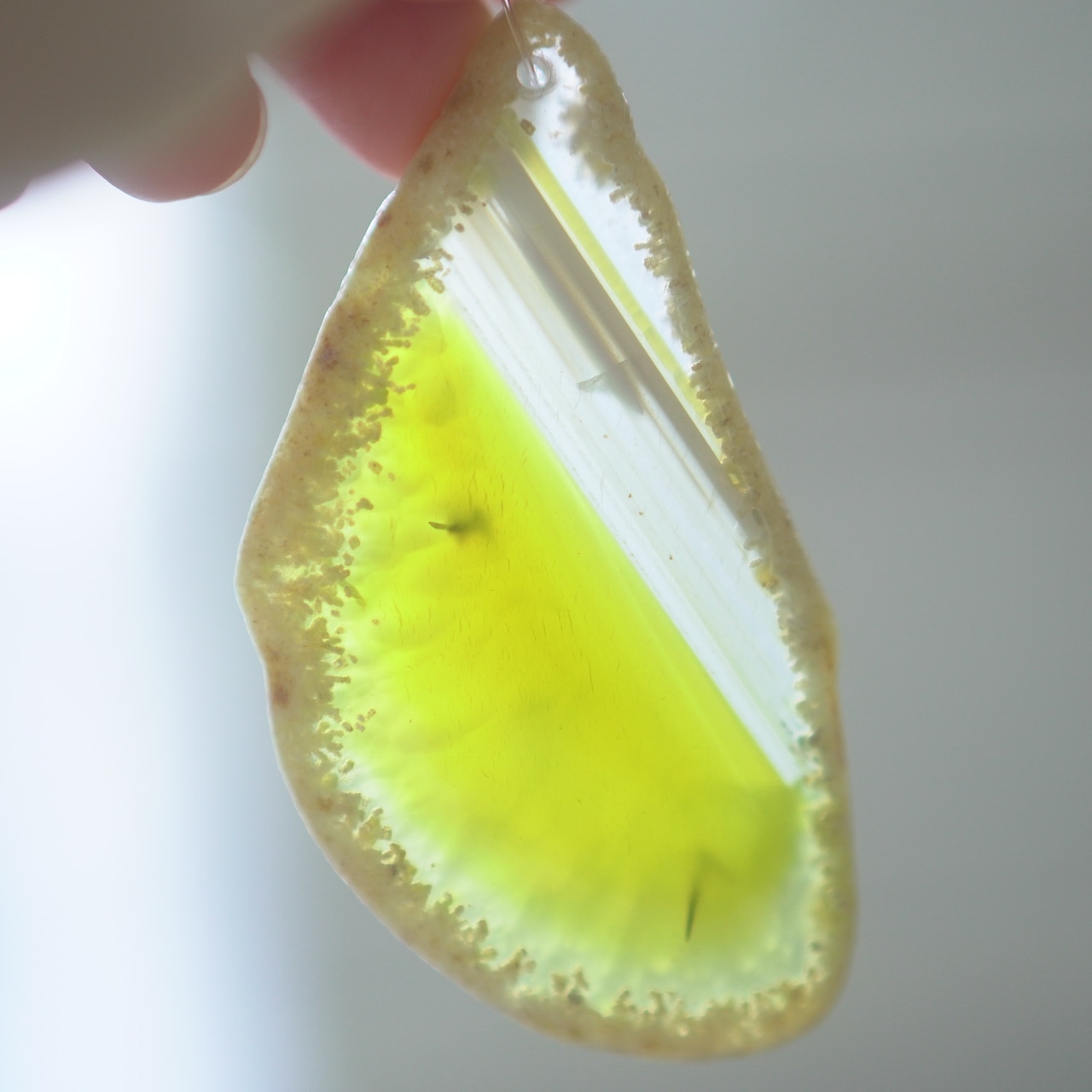 Limoncello 03 - アゲートヒーリングチャイム / Agate Sun Catcher Wind Chime 837