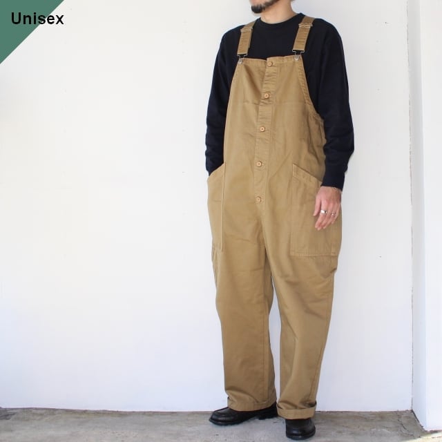 HARVESTY チノクロスオーバーオール CHINO CLOTH OVERALLS / A12008　（Khaki beige） |  C.COUNTLY ONLINE STORE｜メンズ・レディス・ユニセックス通販 powered by BASE