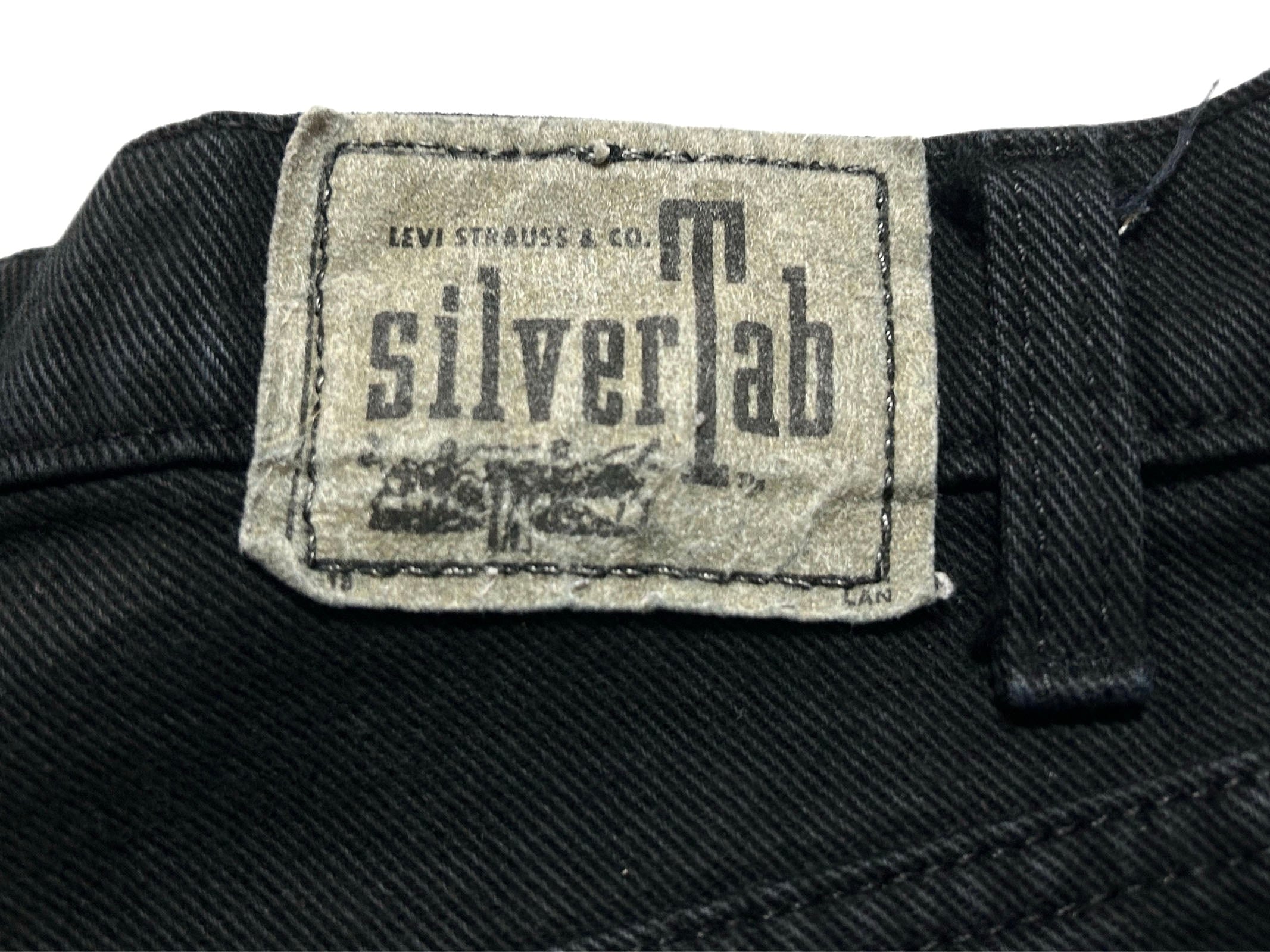90s Levi's リーバイス シルバータブ バギー ブラック デニム 90s Levi's リーバイス シルバータブ バギー ブラック デニム