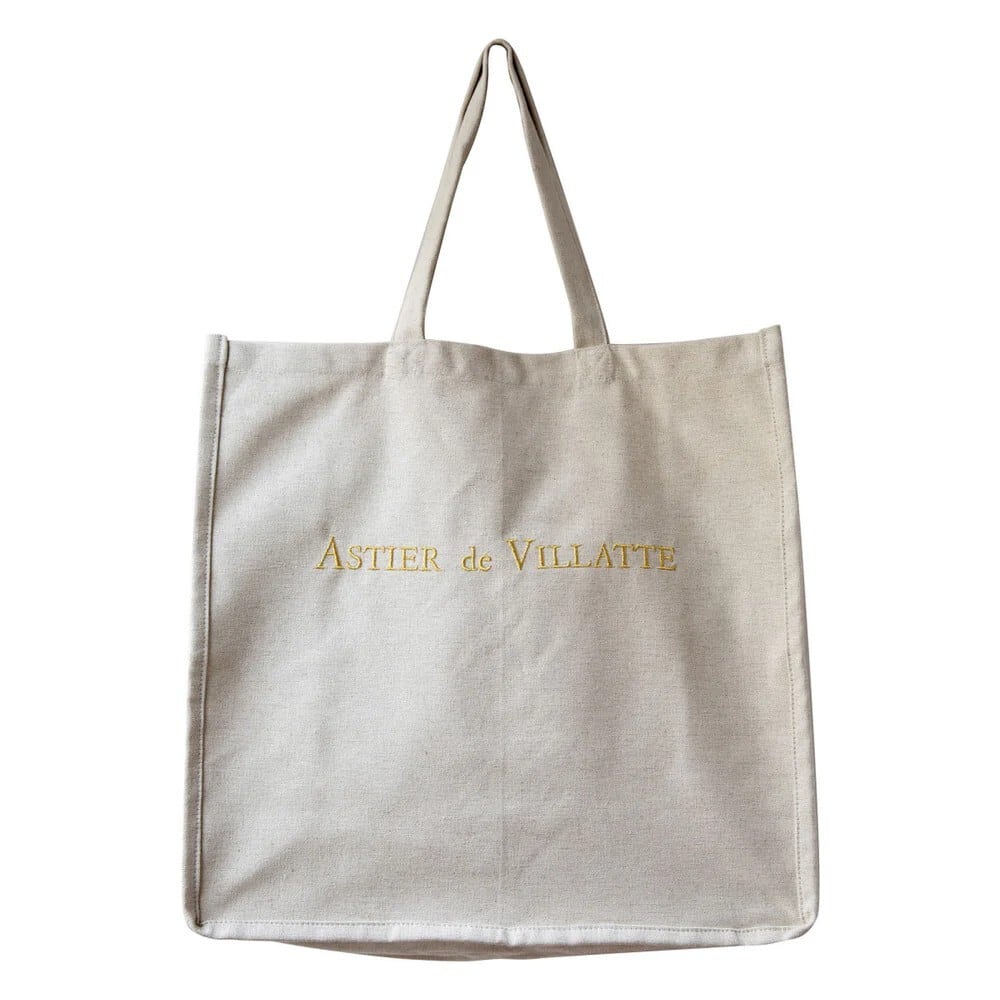 Astier de Villatte Ecru Shopping Bag