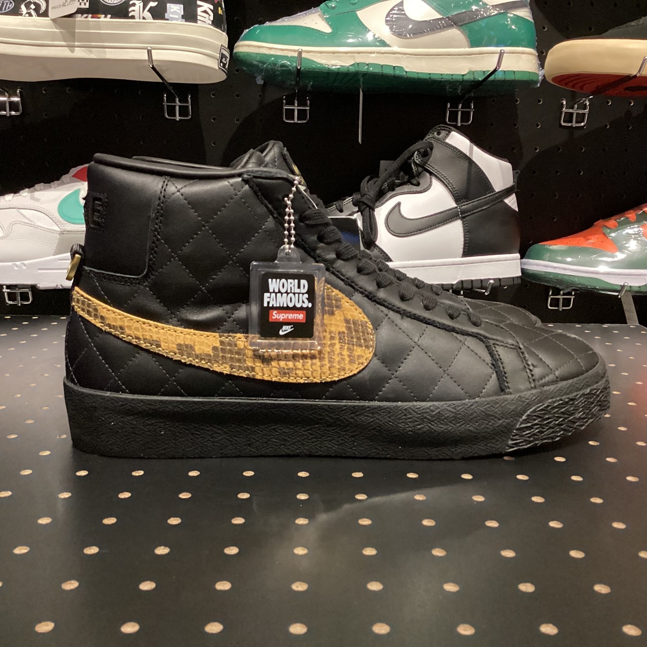Supreme × Nike SB Blazer Mid "Black" US9/27cm