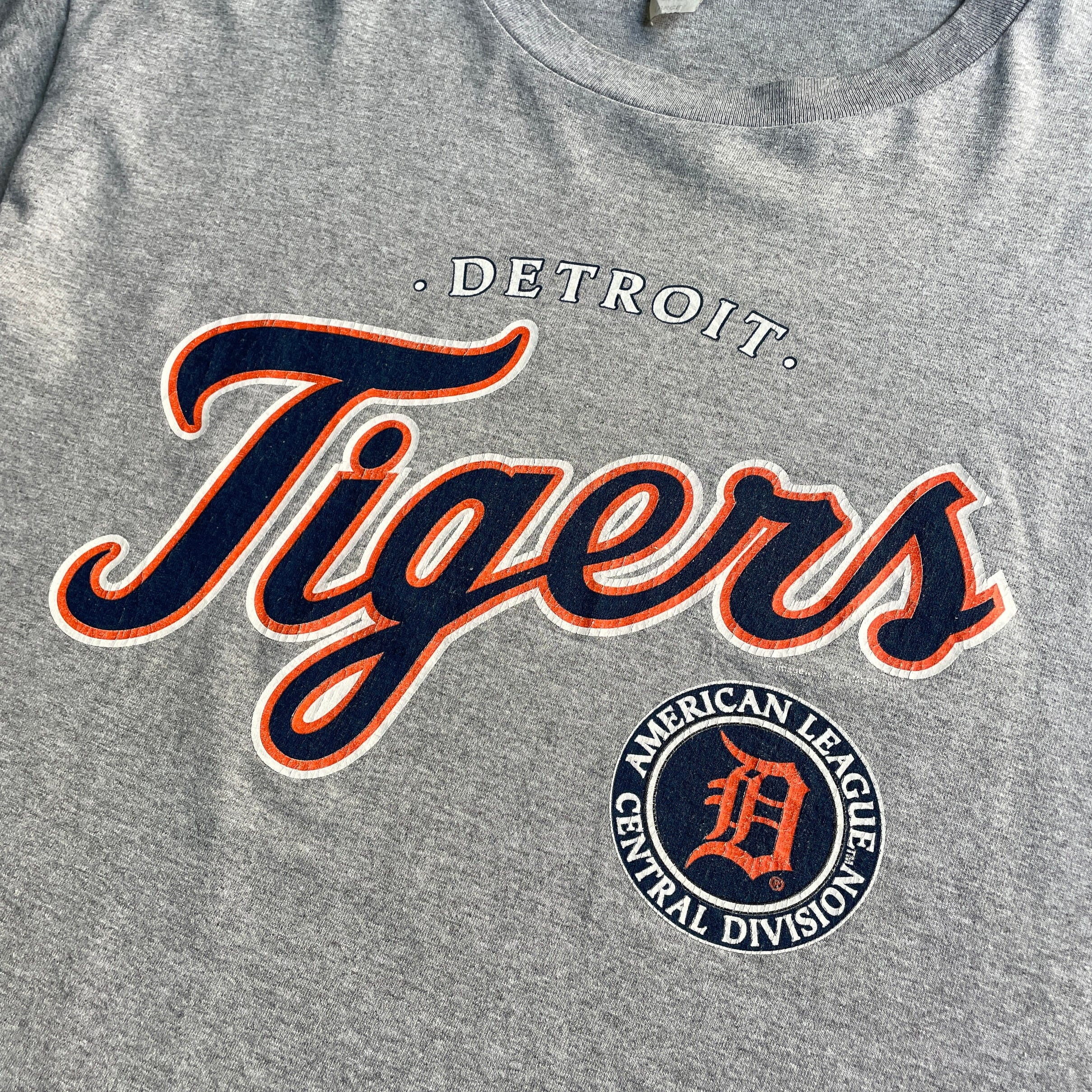 90年代 MLB DETROIT TIGERS デトロイトタイガース スポーツプリントTシャツ USA製 メンズM ヴィンテージ /eaa326881
