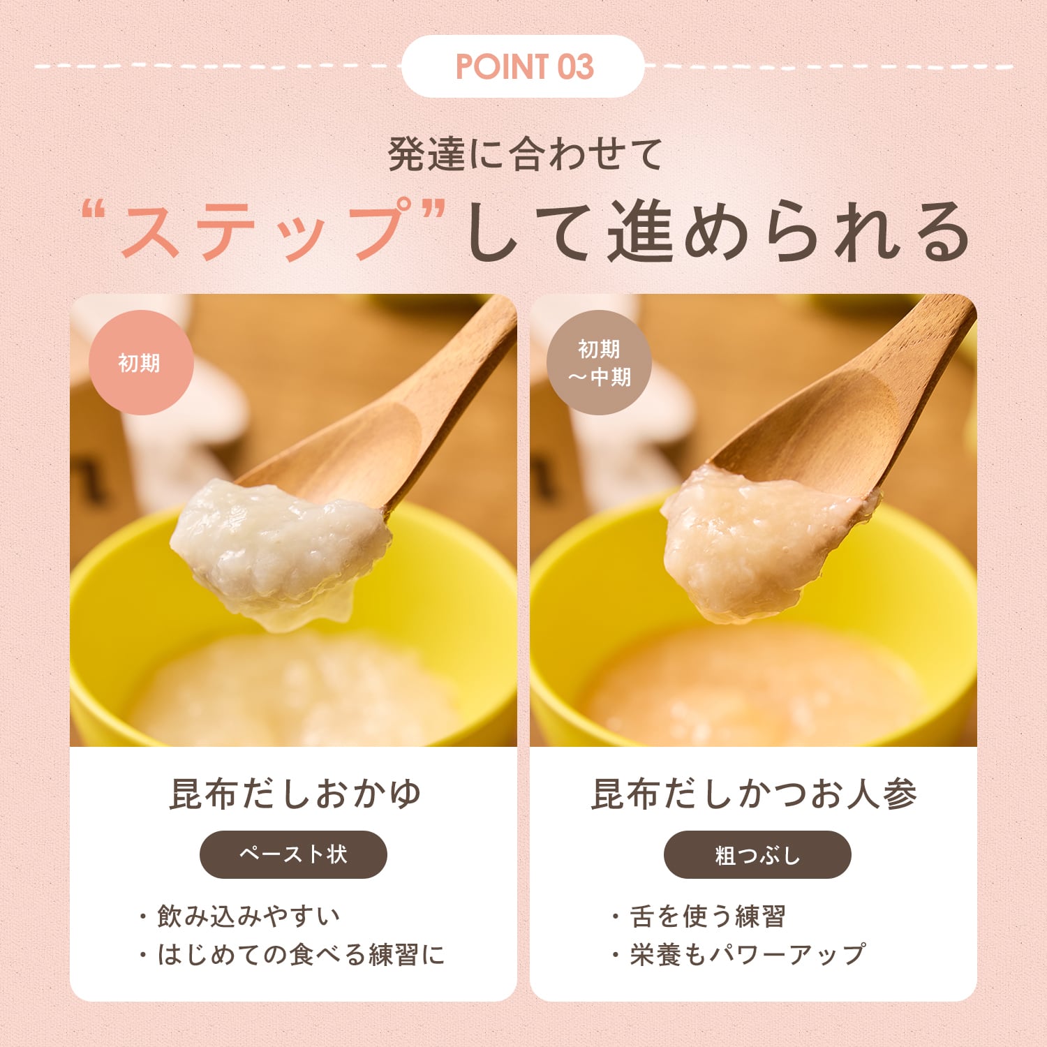 おすすめスプーン付き「楽する離乳食、はじめよう。」カムハグ はじめての離乳食セット