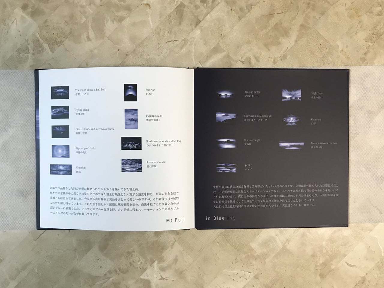 Original photo book「Mt Fuji in Blue Ink 2020」【限定品