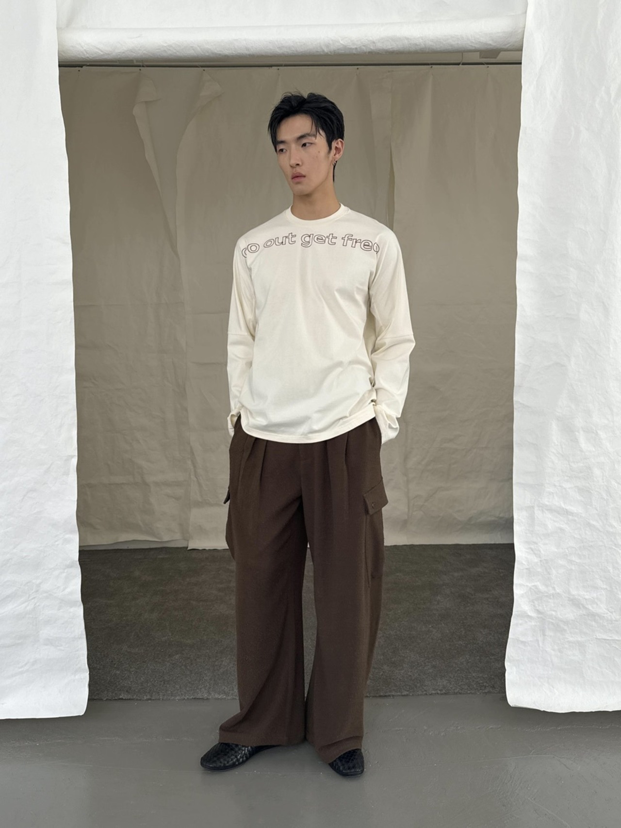 Yausye 70 Cotton Logo Long Sleeve