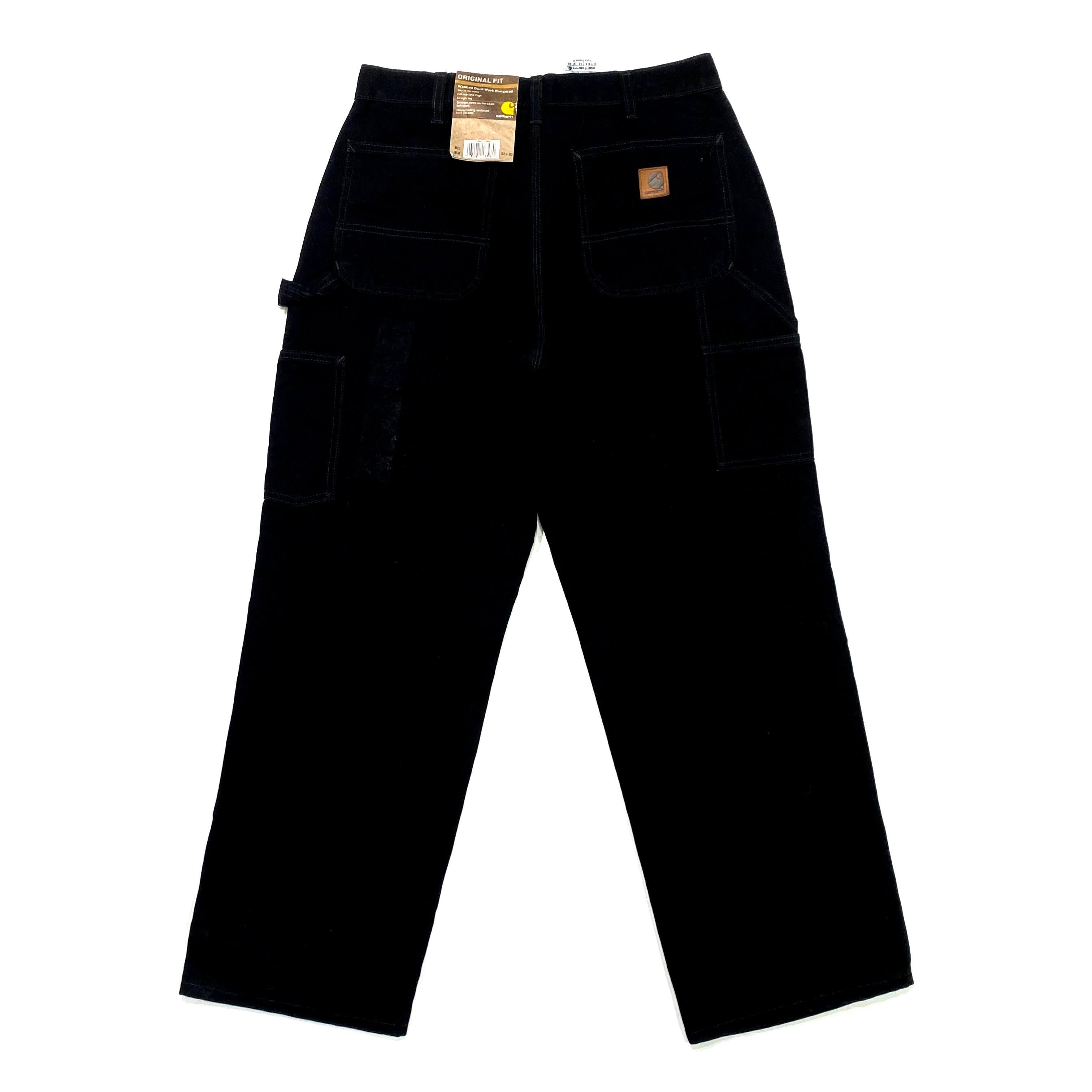 カーハート　ブラック ペインターパンツ carhartt ダック地 デッドストック 未使用品 Carhartt カーハート ダック地ワークパンツ