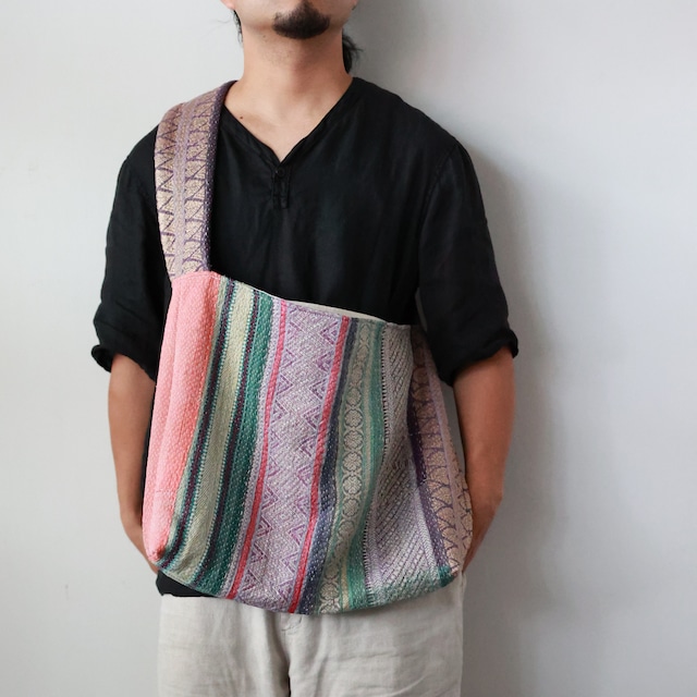 Hagi / Vintage Quilt - Shoulder Bag #26
