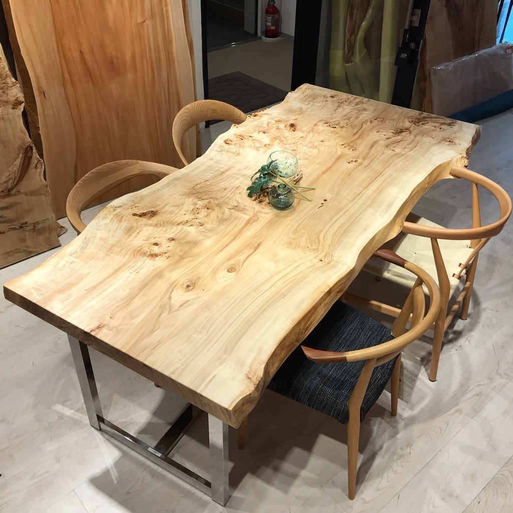 ポプラ 一枚板 | 千年家具 - 一枚板 テーブル専門店