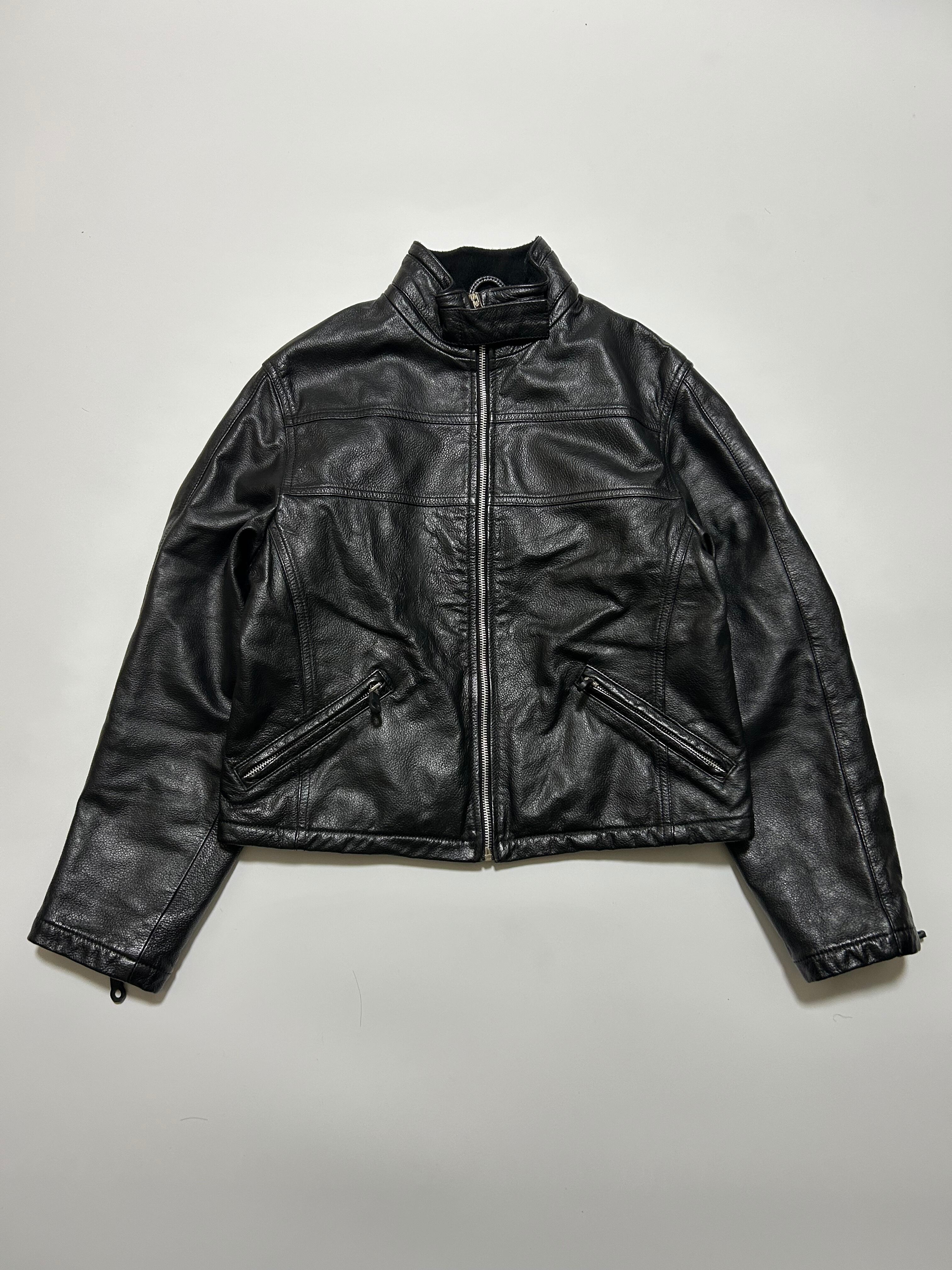 2000s NEIL BARRETT Leather Biker Jacket | PLANETES 2000s NEIL BARRETT Leather Biker Jacket | PLANETES