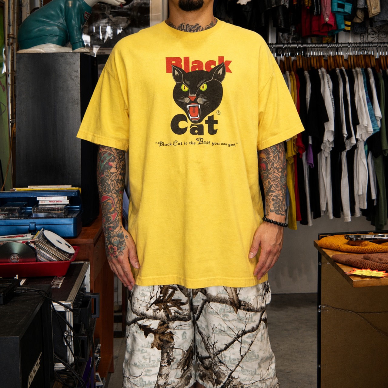 00s BLACK CAT FIREWORKS Tシャツ