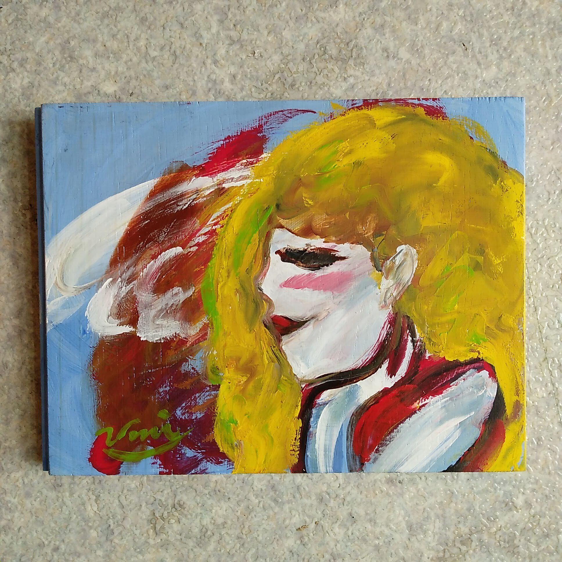 赤い少女、または天使 | 心赴くまま、旅と恋人たちの画家 星加海（umi