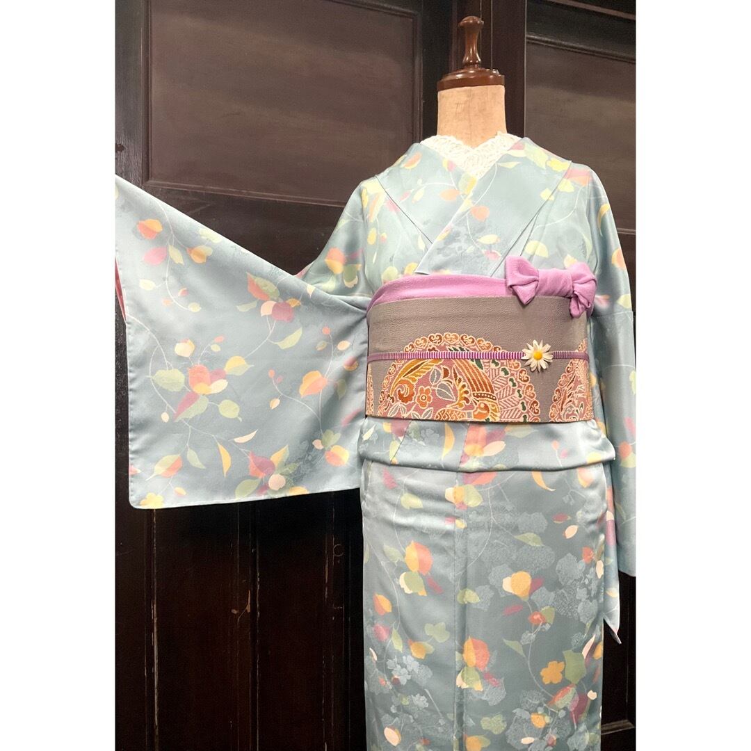 袷の着物(10月〜5月まで着られる裏地付きの着物) | kimono tento