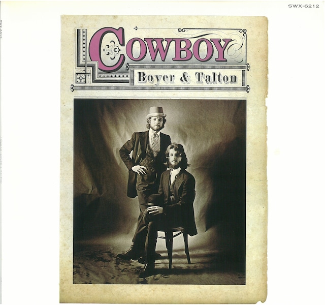 COWBOY / BOYER & TALTON (LP) 日本盤