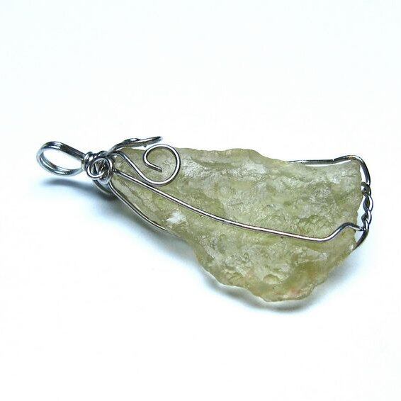 リビアングラス ペンダント 一点物 メール便可 [M便 1/20] 112-13584