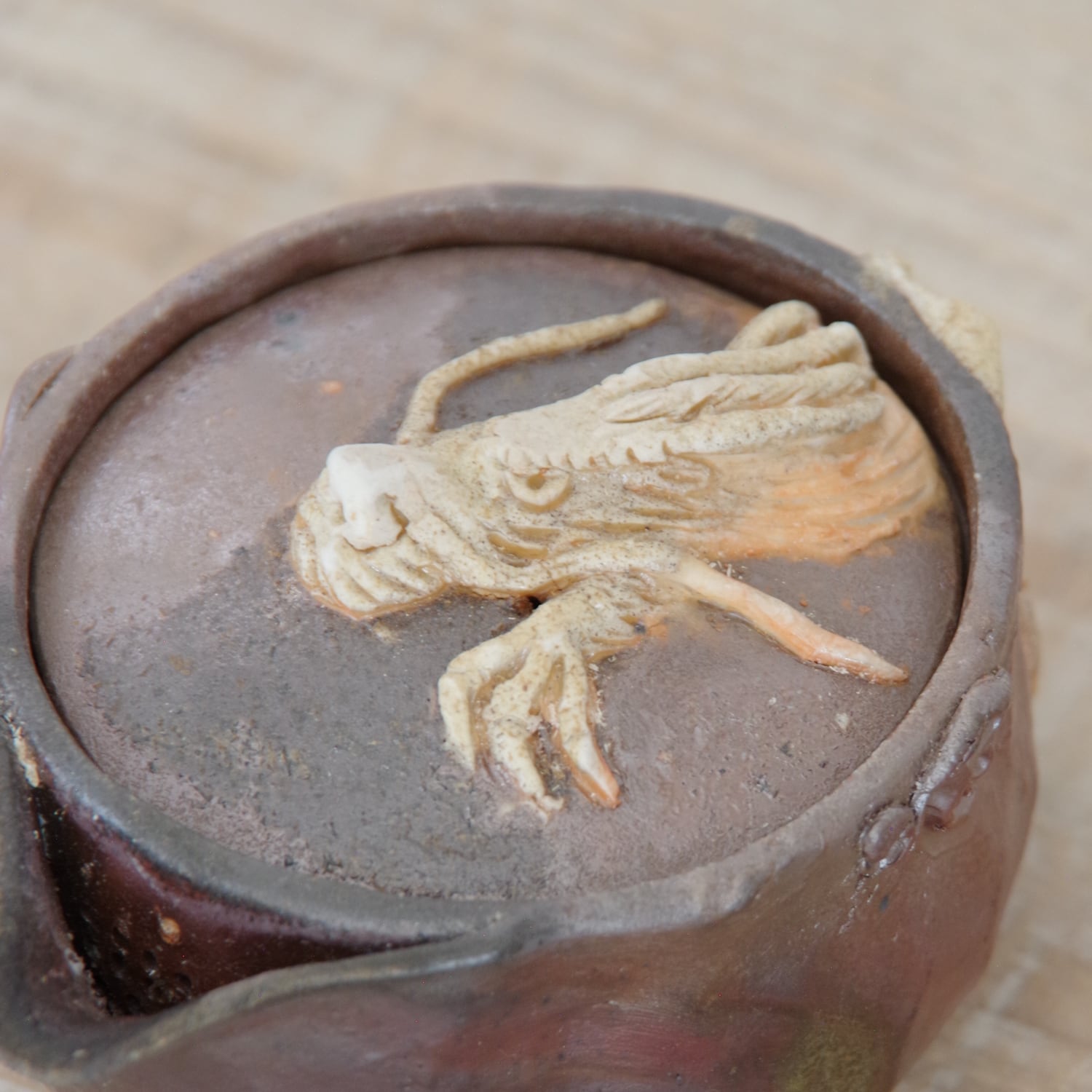 備前焼 龍の宝瓶 仁堂窯 大森宏明【伝統工芸品】【民藝品】【ギフト