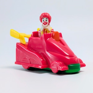 ☆ VINTAGE 1995 ☆【 McDonald's ( マクドナルド ) 】1995年マクドナルドミールトイ『 マックターボ(McTurbo)ドナルド号 』ロナルド・マクドナルド / ドナルド・マクドナルド / ハッピーミール 〚アメリカン雑貨 アメトイ〛