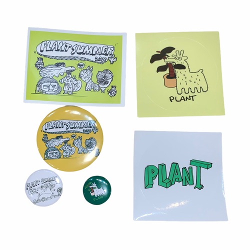 PLANT GRIP TAPE【Badge & Sticker Pack】