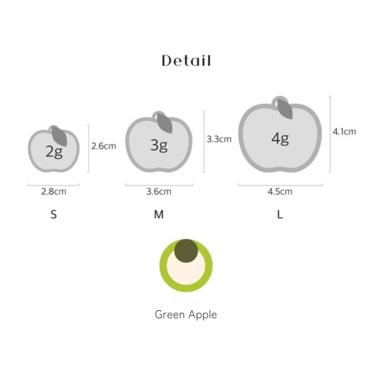 【予約】[ Snugroo ] Pet Necklace Surgical｜Green Apple（季節限定） - 5