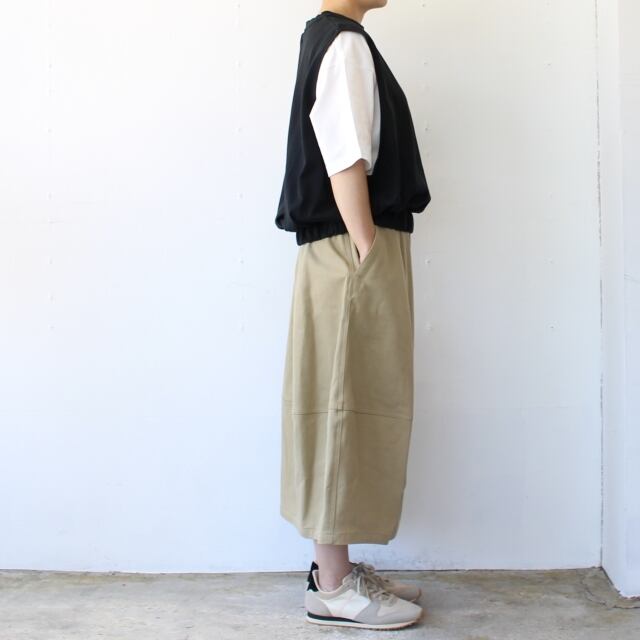 HAVERSACK ベルテッドコクーンスカート Belted Cocoon Skirt （Beige