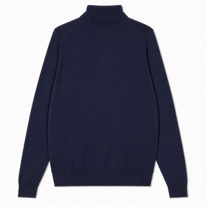 ★定価126,500円・新品★ジョンスメドレー BRAMWELL ブラムウェル 至高のシルク×カシミヤ ロールネックニット ロイヤルネイビー Sサイズ