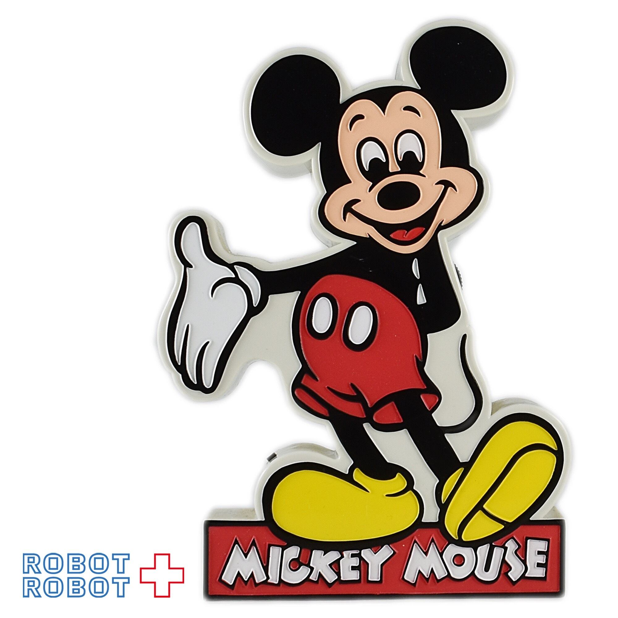 旧フェイス_リトルランド_ミッキーマウス絵本ビデオセット ミッキーマウスのIKEBANA 20×20×2.7cm 一輪挿し 花瓶 ディズニー