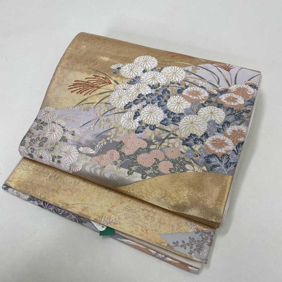 袋帯】中古 帯 礼装 正絹 結婚式 入学式 卒業式 リサイクル ブラウン  