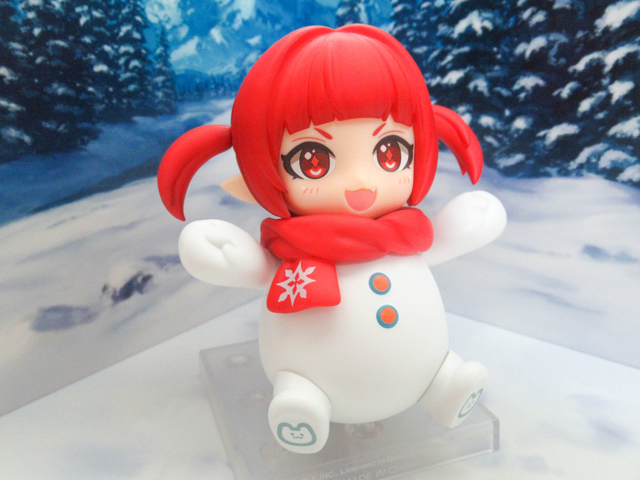 再入荷【1782】 雪だるまメイジちゃん 顔パーツ 笑顔 ねんどろいど