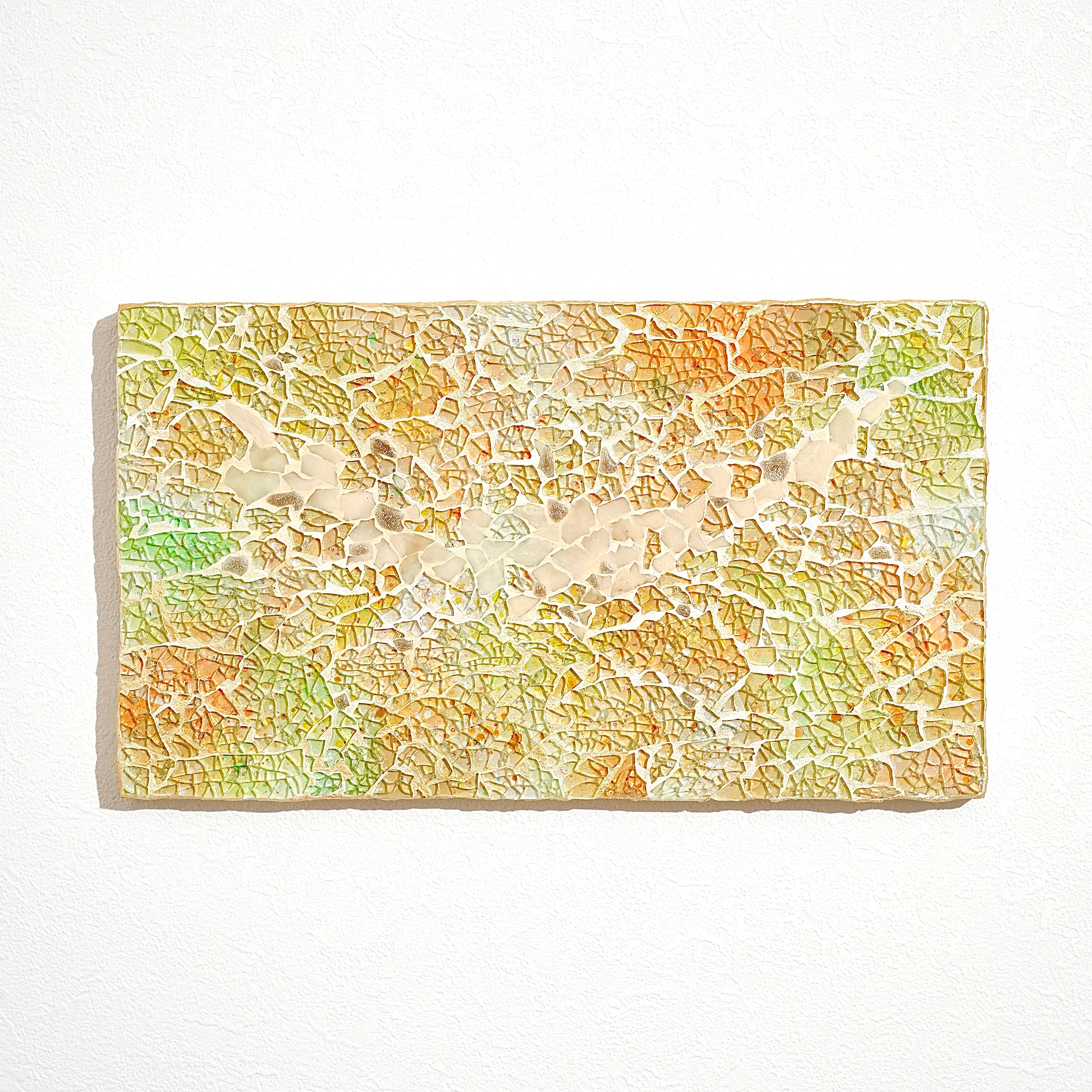 アクリル画 無題 132 『早春の雫』 春雫（はるしずく） / Spring Droplets（410mm × 242mm） | Mayumi Kiryu