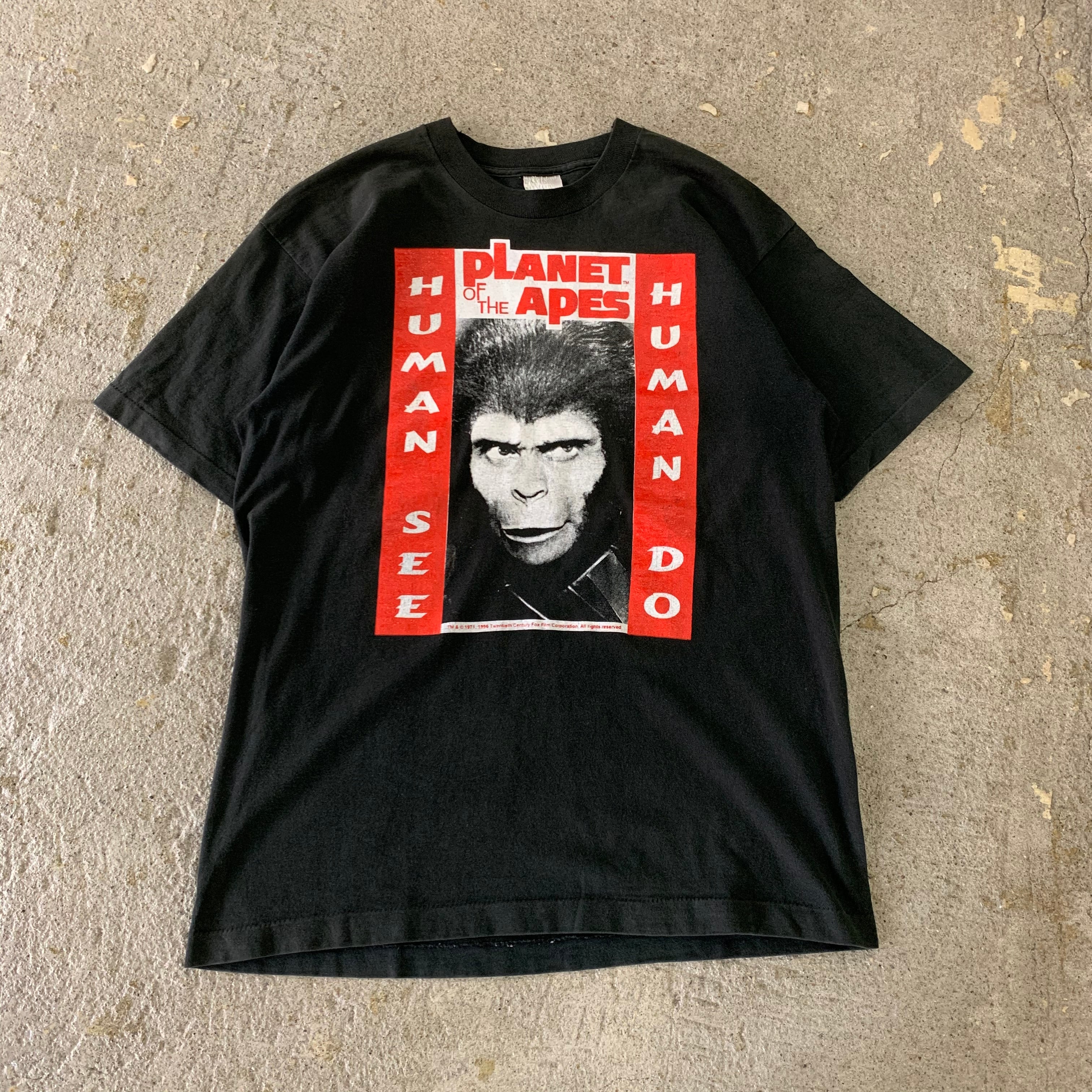 【送料無料❗️レア‼️】90s ビンテージ 猿の惑星 used Tee