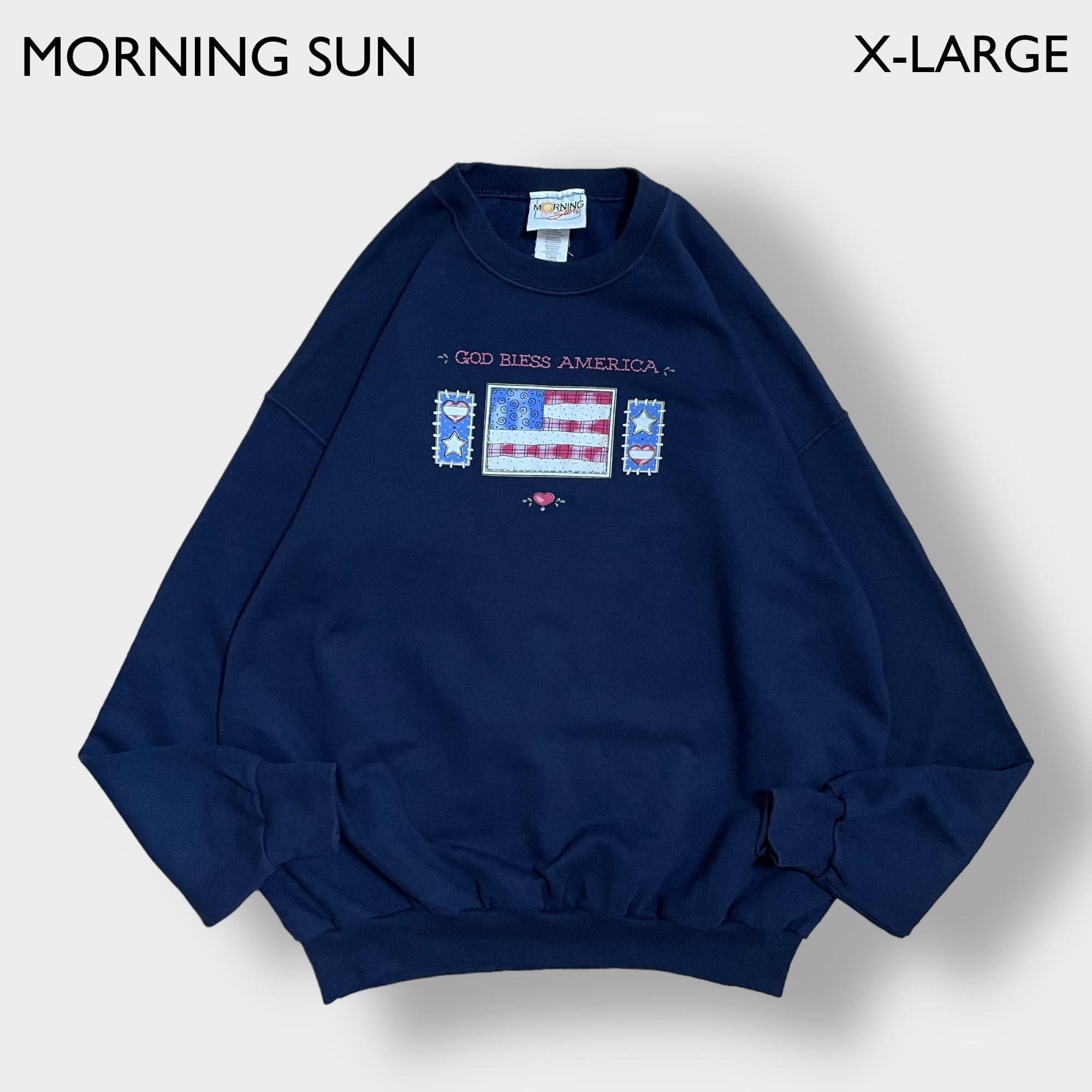 【即購入OK】MORNIG SUN　スウェット　サイズL相当　アートプリント