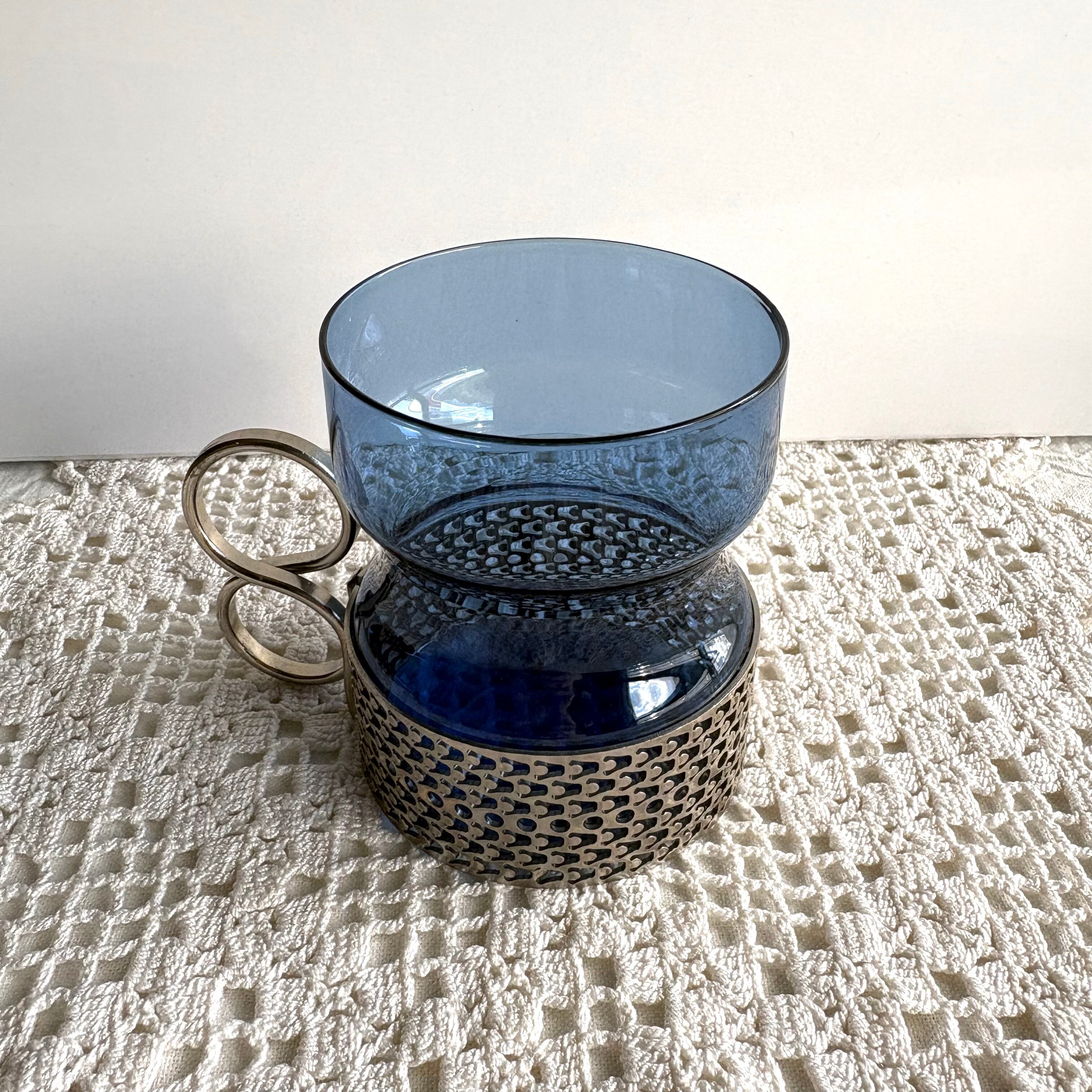 Iittala vintage Tsaikka⁎༶ イッタラ ツァイッカ ホルダー付グラス