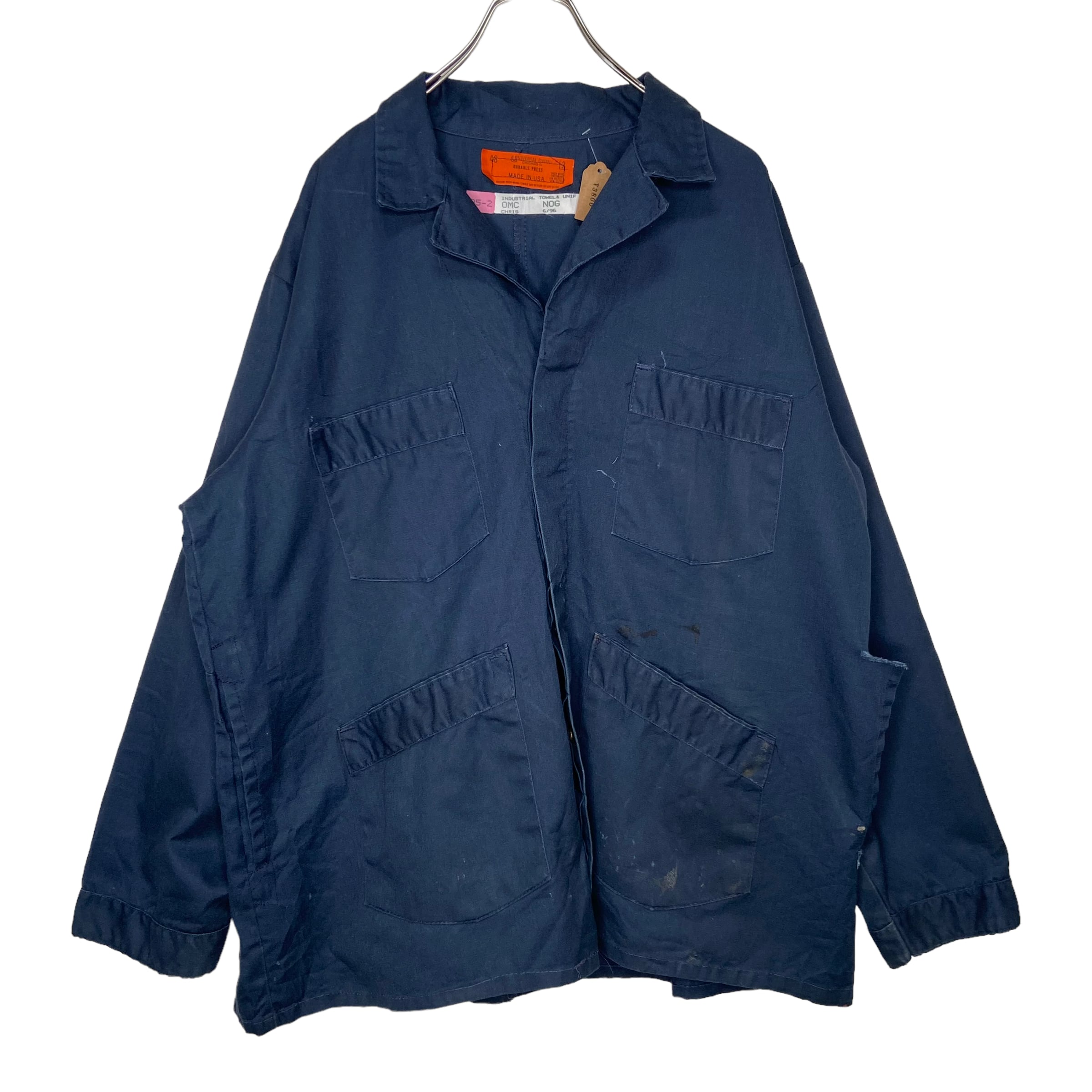Made in USA】UNIVERSAL OVERALL 長袖ワークシャツ L ポケット | 古着 