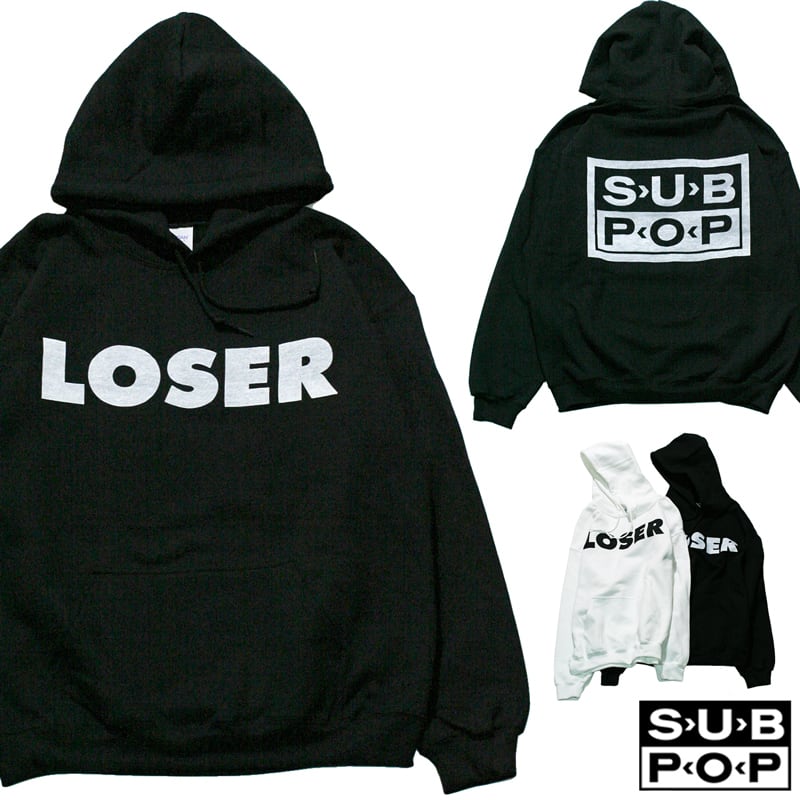 SUB POP 「LOSER 」 【GILDAN USA】スウェット パーカー 「裏起毛」 「オルタナ ロック グランジ バンド」 subpop-hoodie-lsr  oguoy/Destroy it Create it Share it