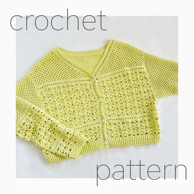 [Pattern] ミモザカーディガン