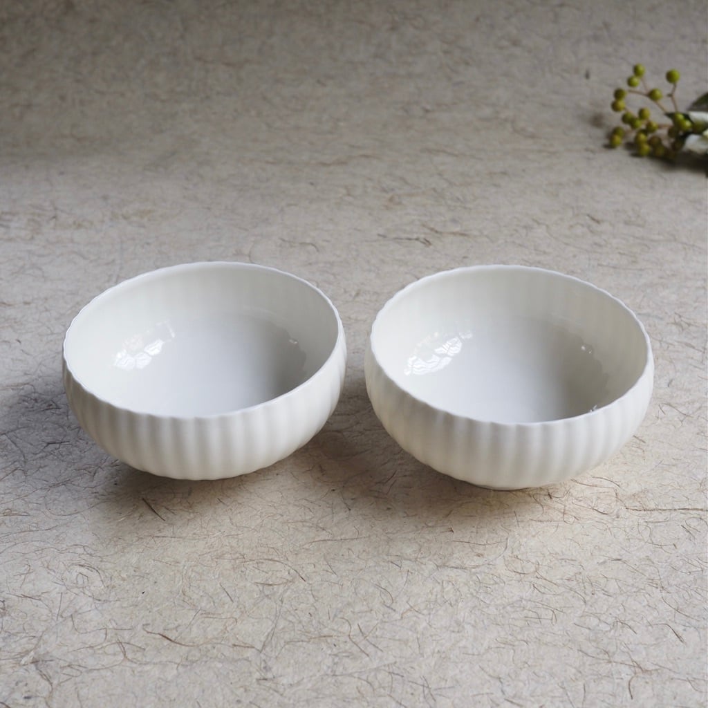 色原 昌希/白磁 リンカbowl