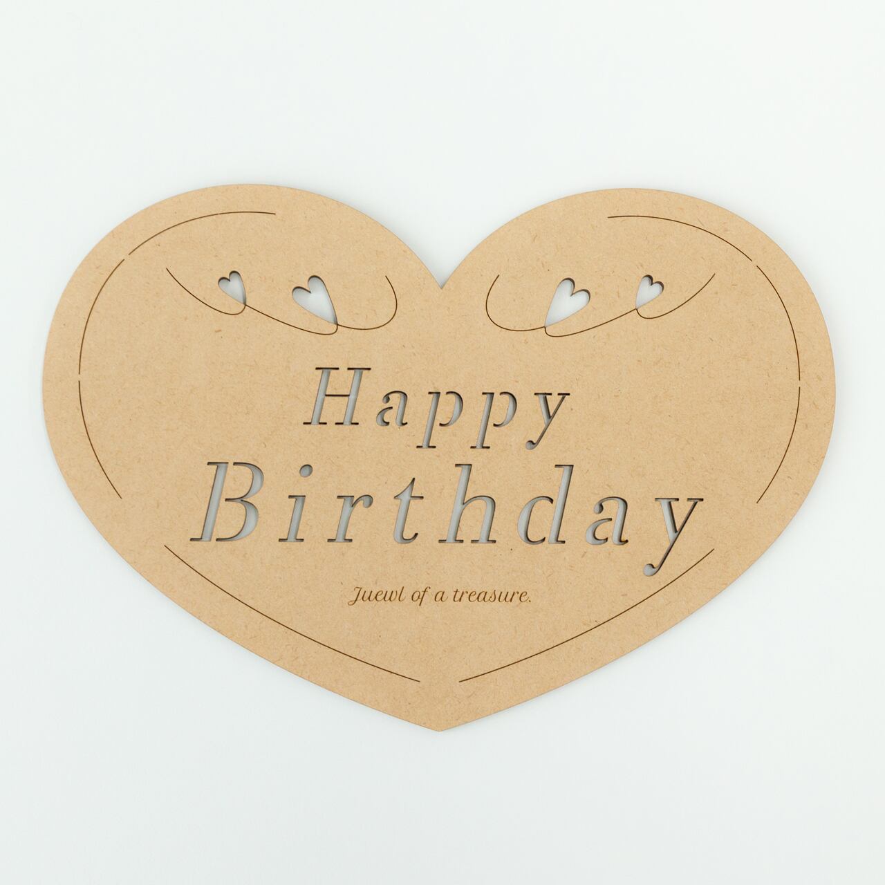 木製: バースデープレート／ハート | 『日々、祝ぐ』cotohogu