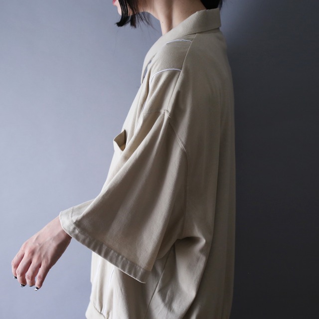 symmetry line design XXXL over silhouette shirt pullover