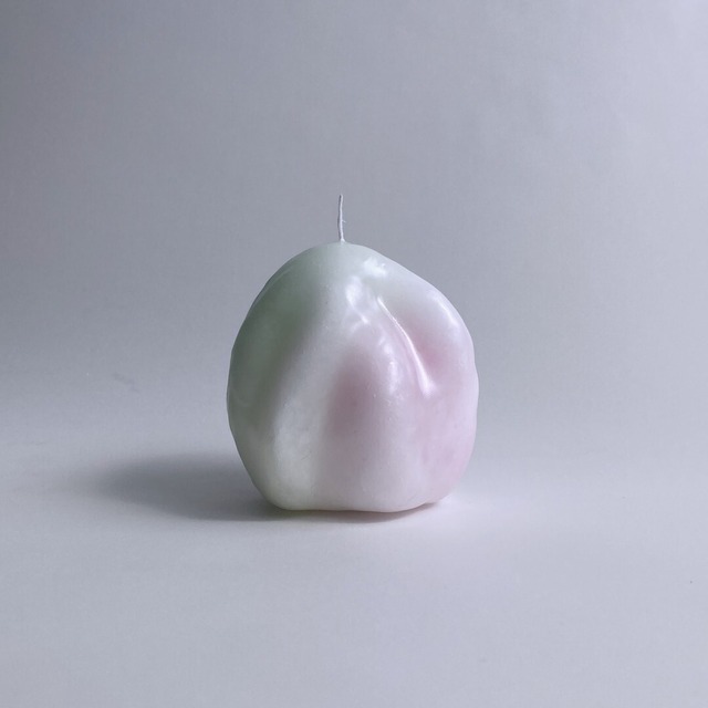 ゐる（いる）キャンドル｜Sサイズ：ピンク＆グリーン