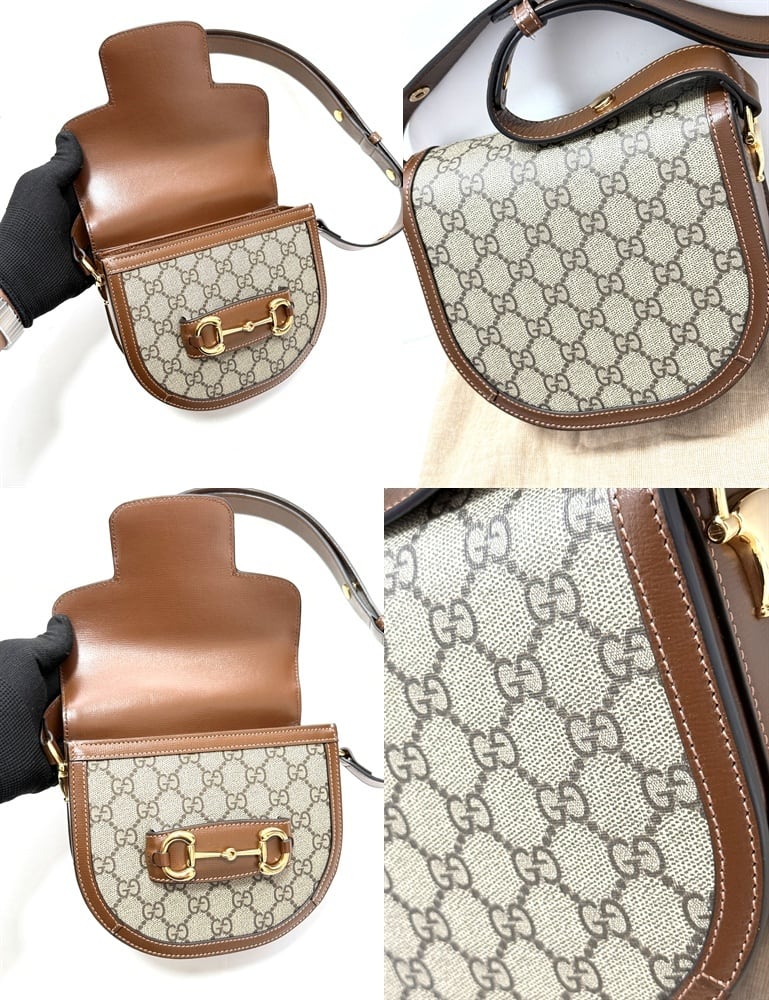 GUCCI グッチ ホースビット1955 GGスプリーム ショルダーバッグ