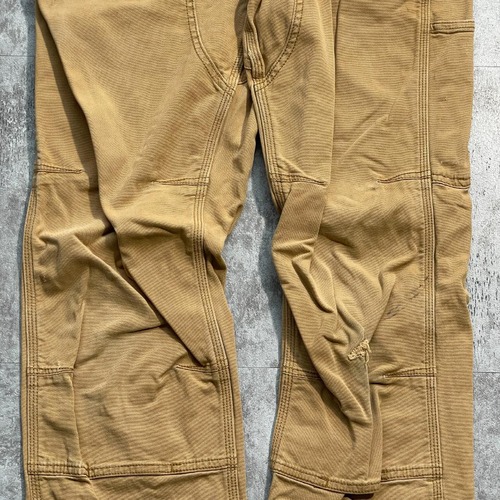 20s ブラウン ダブルニー カーハート Carhartt 30×32 詳細写真5