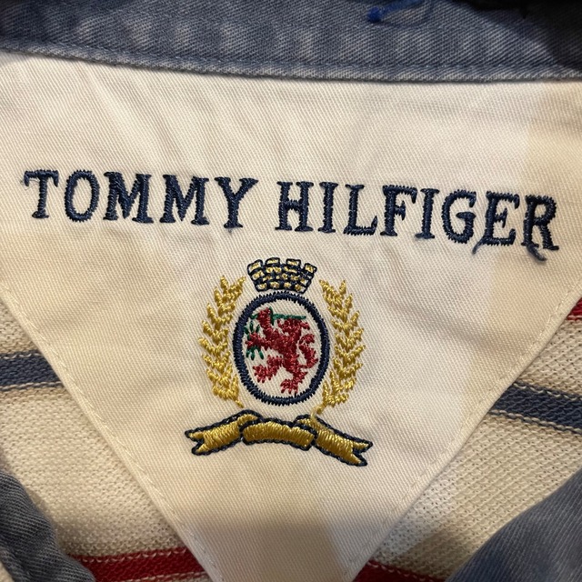 TOMMY HILFIGER border design polo shirt | ShuShuBell シュシュベル online shop