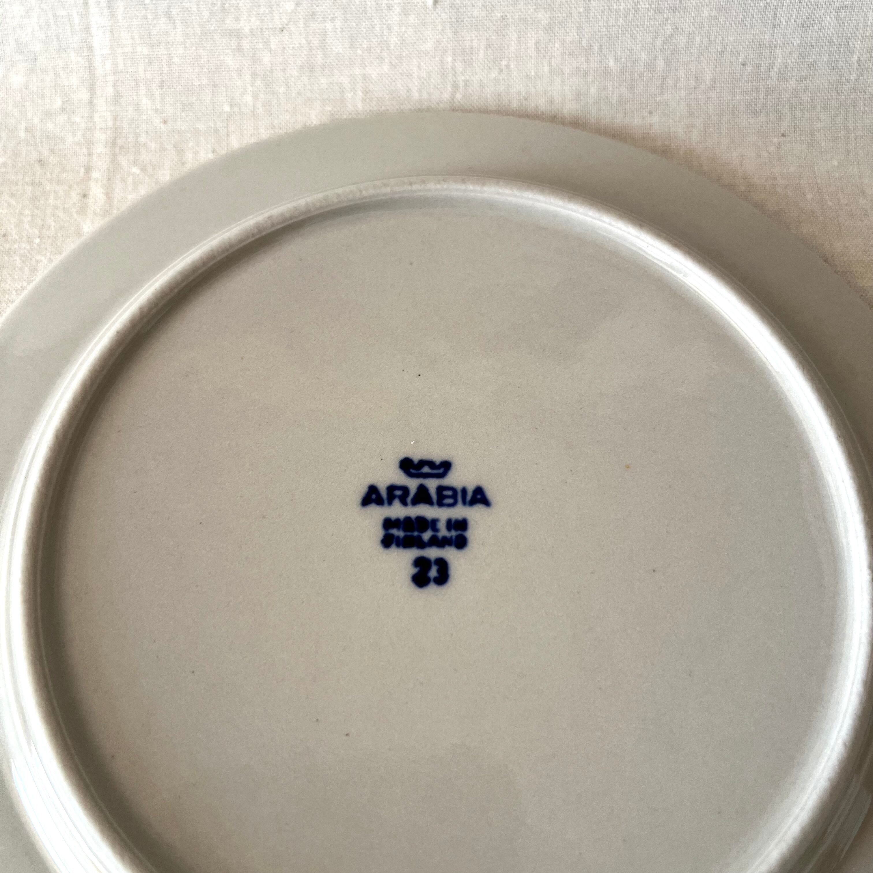 ARABIA アラビア Anemone プレート 16cm a | Rêverie Nostalgique