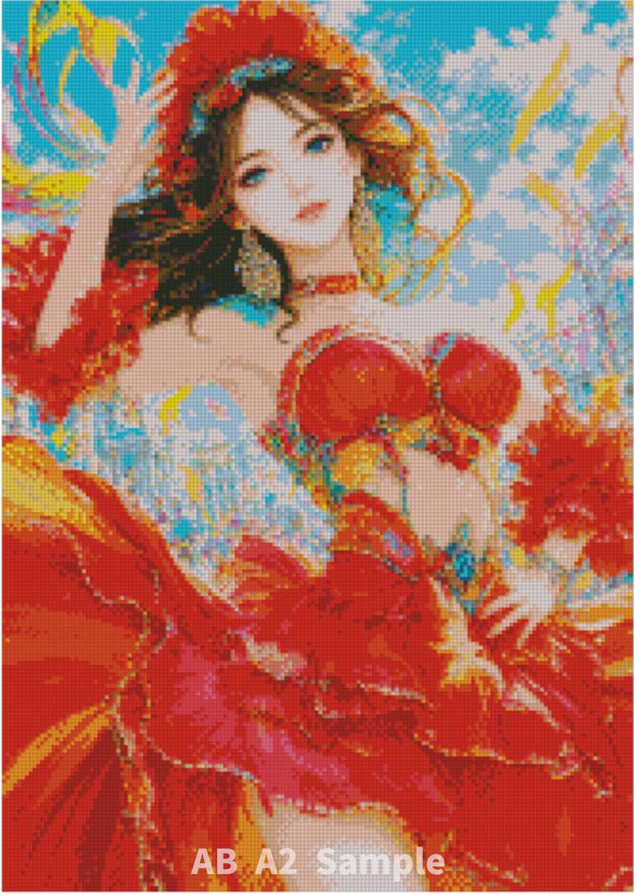 ダイヤのA ファンクラブ はがき 暑中見舞い レア 非売品 コレクション ダイヤモンドアート A2 Fuego A (通常/フルAB/樹脂AB) | ダイヤモンド