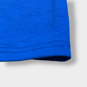 【HANES】ロゴ プリント Tシャツ カクテル 半袖 ブルー ヘインズ HEAVYWEIGHT ヘビーウェイト US古着