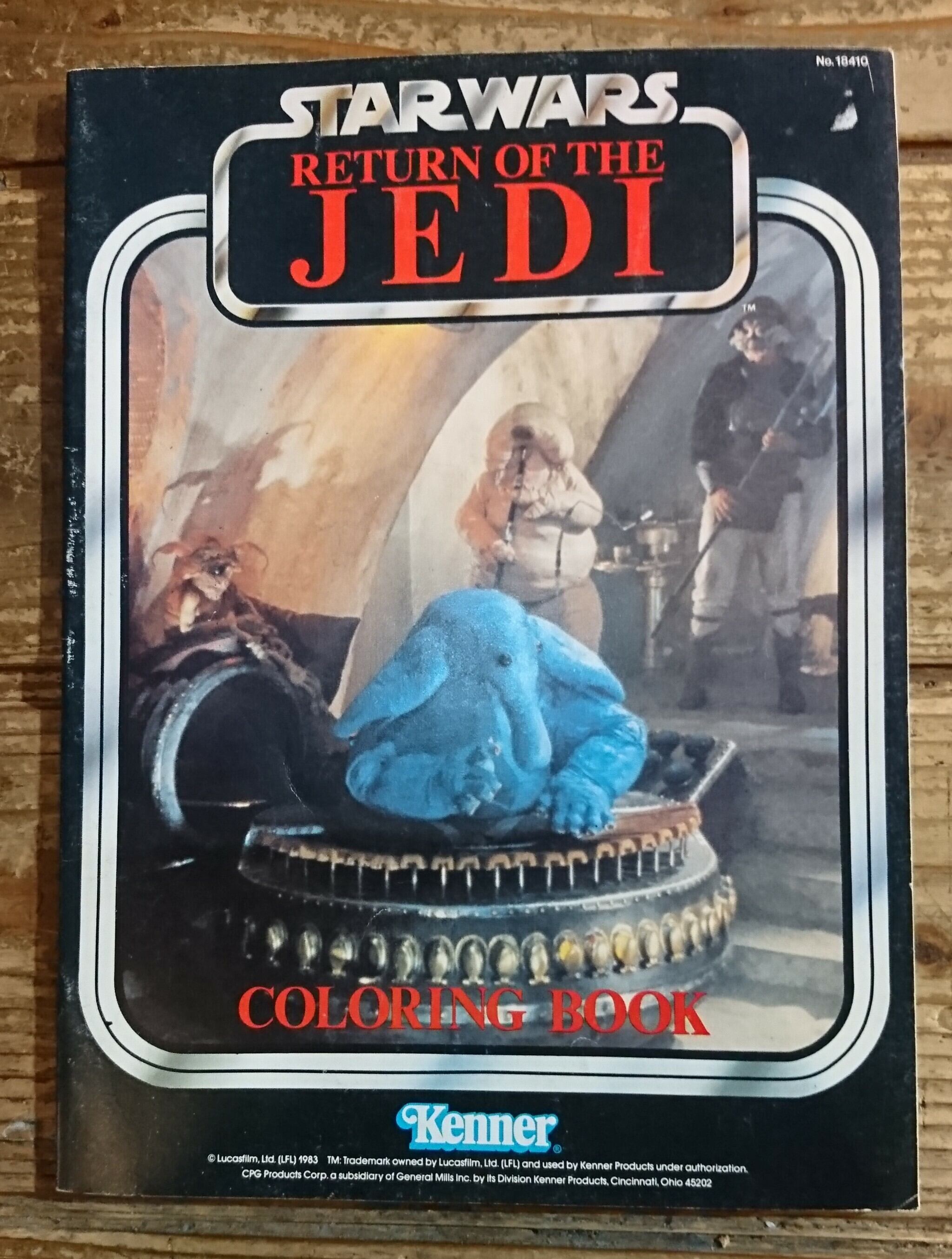 スター・ウォーズ カラーリングブック 1983年製 ケナー社製 ヴィンテージ starwars coloring book 1983 kenner スターウォーズ カラー