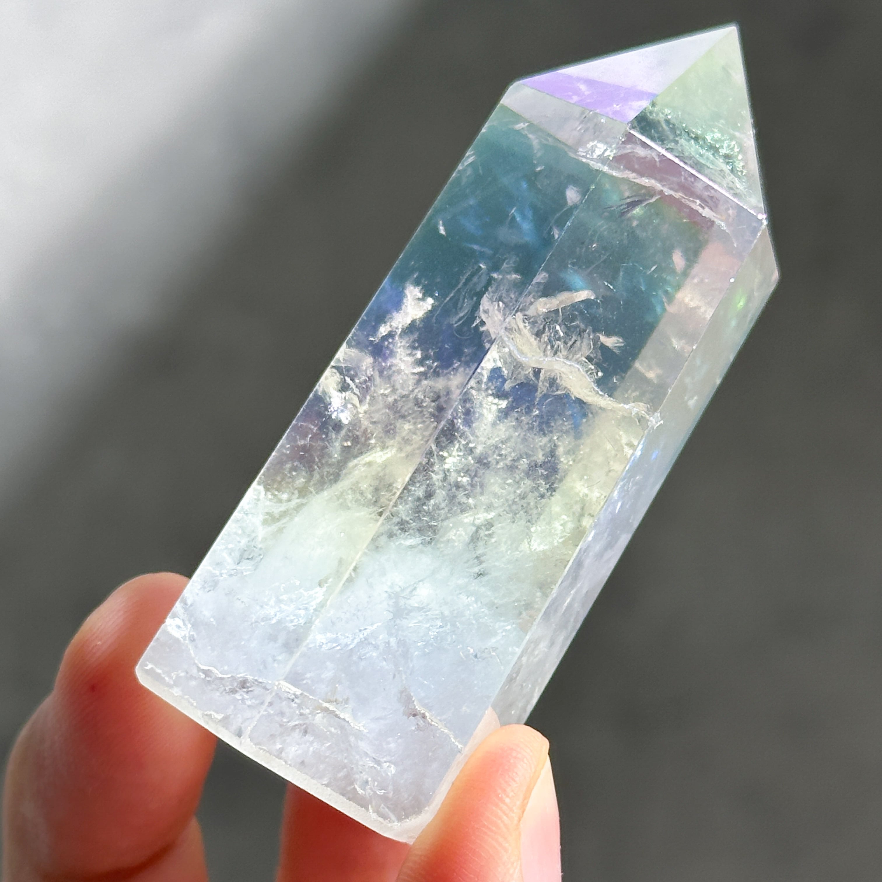 透明感◎エンジェルオーラクォーツ タワー92◇ Angel Aura Quartz