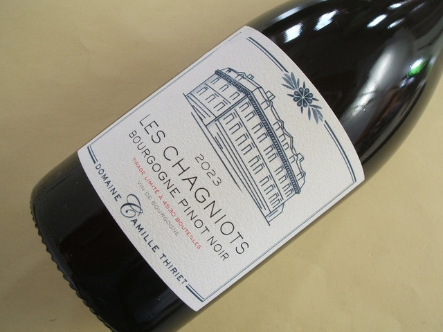 ブルゴーニュ　赤　シャニオ　2023年　カミーユ・ティリエ