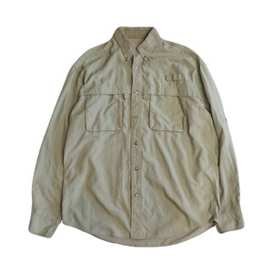 USED 00s L.L.Bean L/S shirt - Medium 03236