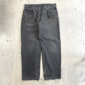 2000's Levi's 550 black denim pants #G193